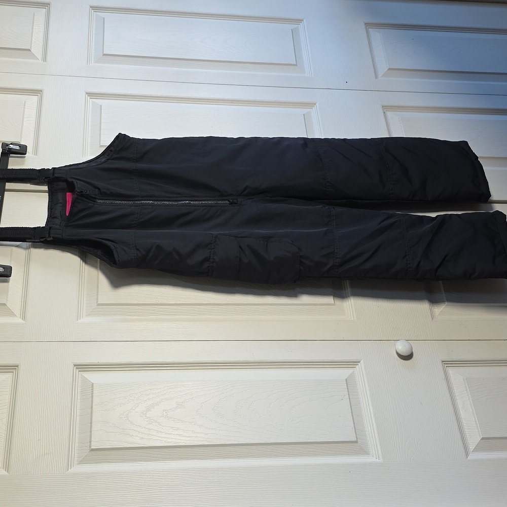 London Fog Kids Black Snow Ski Bib Size 7/8